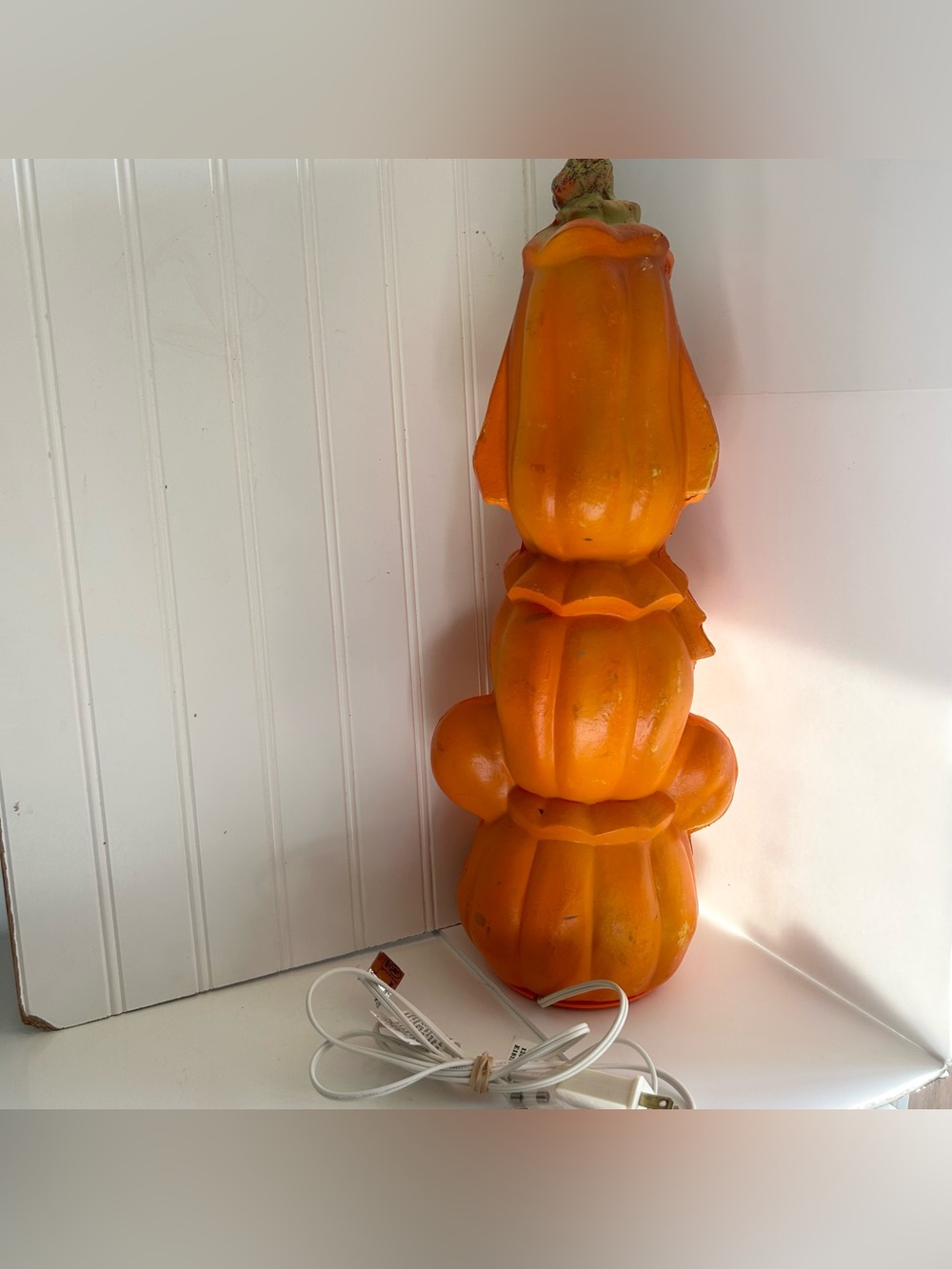 Trendmasters Disney Light Foam Pumpkin Stack 1998 Mickey Donald Goofy Halloween - Picture 2 of 16
